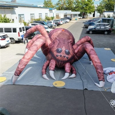 巨大なハロウィーンのインフレータブル スパイダー モデル