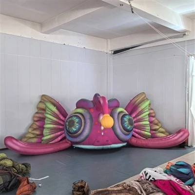 巨大な膨脹可能なファンタジー深海怪魚