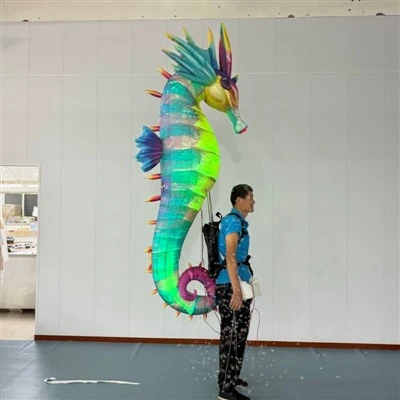 吊り下げLEDインフレータブルタツノオトシゴ